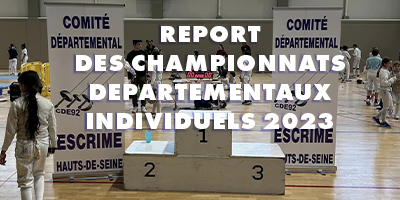 report championnats départementaux