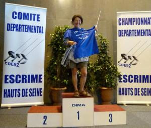 Podium Epée D Vétérante