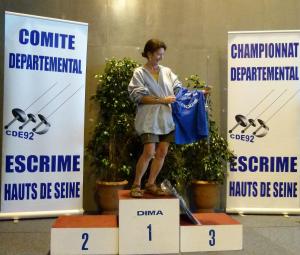 Podium Epée D Vétérante 