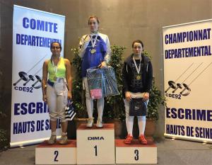 Podium Epée D senior