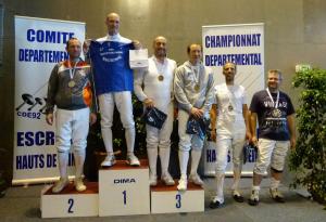 Podium Epée H Vétéran