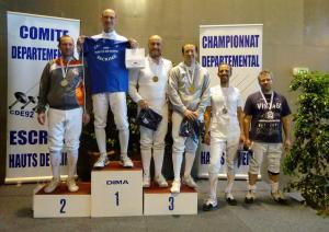 Podium Epée H Vétéran 