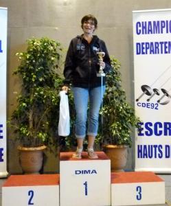 Podium Fleuret D Vétérante