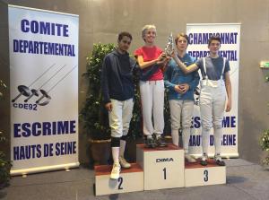 Trophée des Féminines Epée Levallois